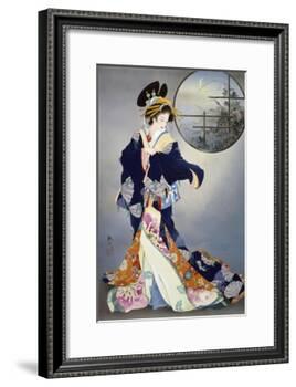 Tsukiakari-Haruyo Morita-Framed Art Print