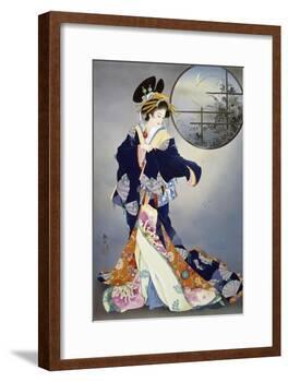 Tsukiakari-Haruyo Morita-Framed Art Print