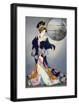 Tsukiakari-Haruyo Morita-Framed Art Print