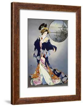 Tsukiakari-Haruyo Morita-Framed Art Print