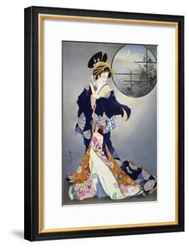 Tsukiakari-Haruyo Morita-Framed Art Print