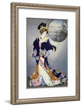Tsukiakari-Haruyo Morita-Framed Art Print