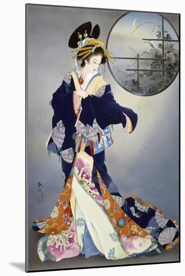 Tsukiakari-Haruyo Morita-Mounted Art Print
