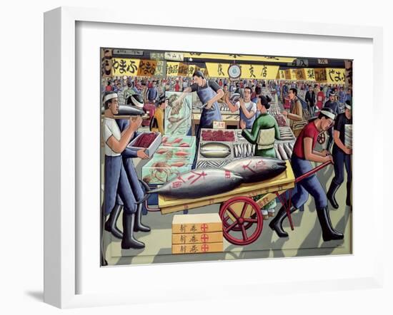 Tsukiji Fish Market, 2005-PJ Crook-Framed Giclee Print