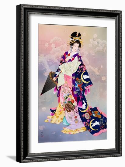 Tsukiuagi-Haruyo Morita-Framed Art Print