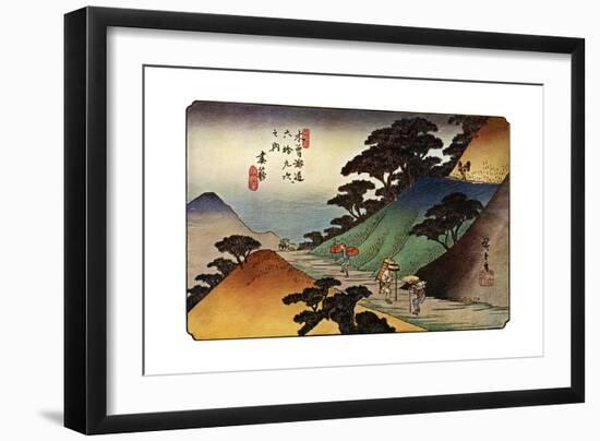 Tsumagome, 1830S-Ando Hiroshige-Framed Giclee Print