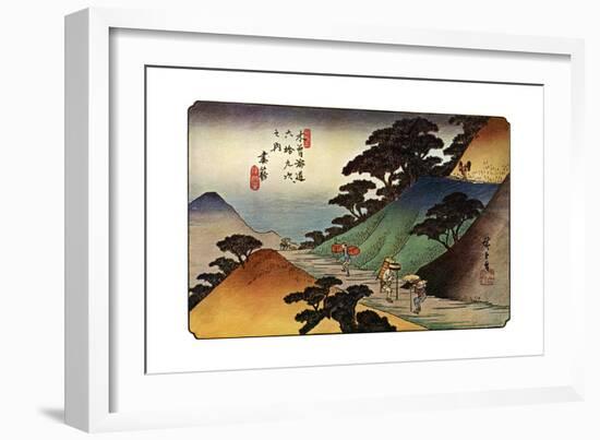 Tsumagome, 1830S-Ando Hiroshige-Framed Giclee Print