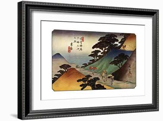 Tsumagome, 1830S-Ando Hiroshige-Framed Giclee Print