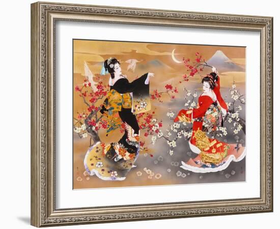 Tsuru Kame-Haruyo Morita-Framed Art Print