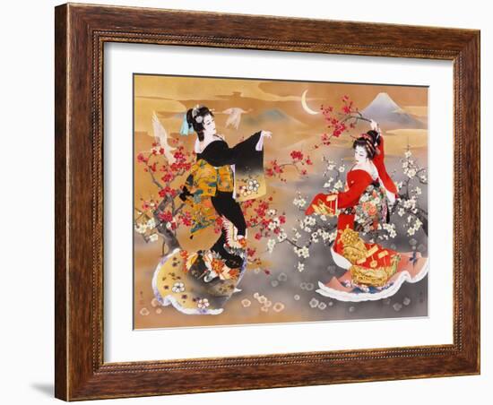 Tsuru Kame-Haruyo Morita-Framed Art Print