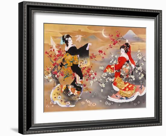 Tsuru Kame-Haruyo Morita-Framed Art Print