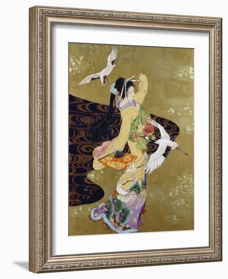 Tsuru No Mai-Haruyo Morita-Framed Art Print