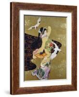 Tsuru No Mai-Haruyo Morita-Framed Art Print