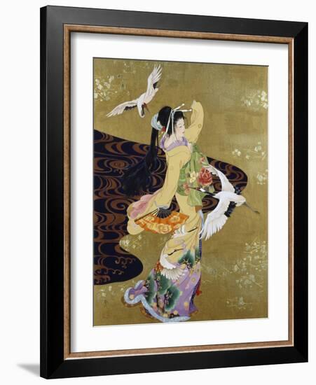 Tsuru No Mai-Haruyo Morita-Framed Art Print