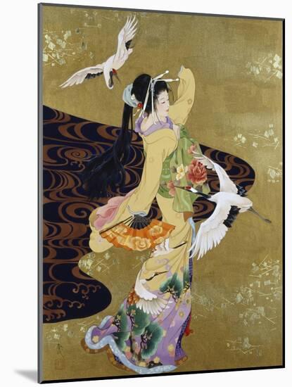 Tsuru No Mai-Haruyo Morita-Mounted Art Print