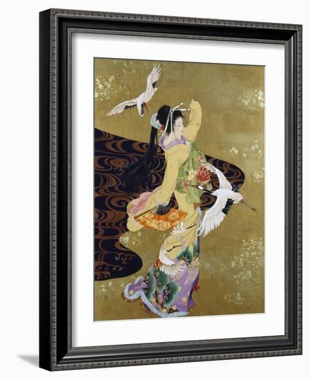 Tsuru No Mai-Haruyo Morita-Framed Art Print