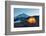 Ttent illuminated at twilight at backcountry camp on Ptarmigan Ridge. North Cascades, WA-Alan Majchrowicz-Framed Photographic Print