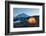 Ttent illuminated at twilight at backcountry camp on Ptarmigan Ridge. North Cascades, WA-Alan Majchrowicz-Framed Photographic Print