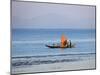 Tthe Crew of Small Fishing Boat Hurries Home to Sittwe Harbour with their Catch, Burma, Myanmar-Nigel Pavitt-Mounted Photographic Print
