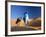 Tuareg Man Leading Camel Train, Erg Chebbi, Sahara Desert, Morocco-Peter Adams-Framed Photographic Print