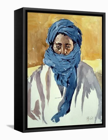 Tuareg Tribesman, Timbuctoo, 1991-Tilly Willis-Framed Premier Image Canvas