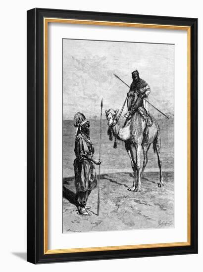 Tuaregs on a Journey, North Africa, 1895-Ivan Pranishnikoff-Framed Giclee Print