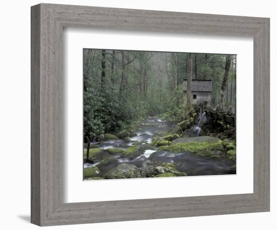 Tub Mill along Roaring Fork, Great Smoky Mountains National Park, Tennessee, USA-Adam Jones-Framed Photographic Print