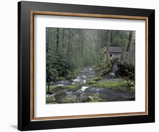 Tub Mill along Roaring Fork, Great Smoky Mountains National Park, Tennessee, USA-Adam Jones-Framed Photographic Print