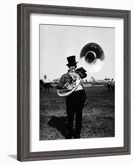 Tuba Player-null-Framed Photographic Print