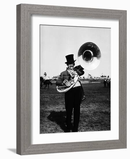 Tuba Player-null-Framed Photographic Print
