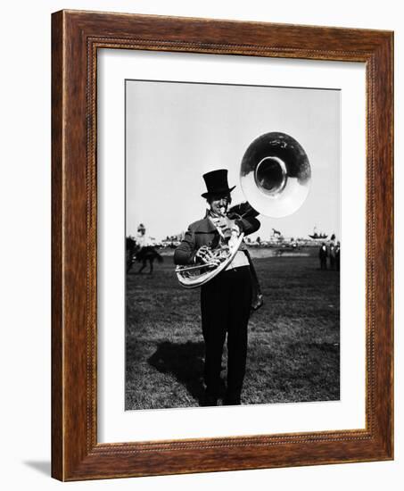 Tuba Player-null-Framed Photographic Print