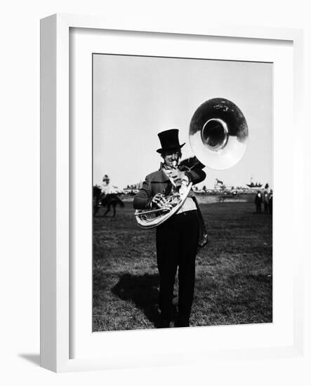 Tuba Player-null-Framed Photographic Print