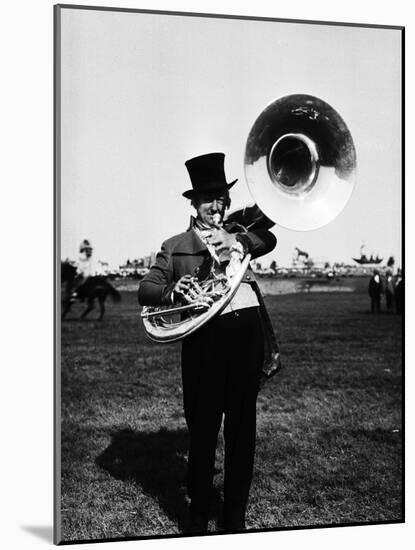 Tuba Player-null-Mounted Photographic Print