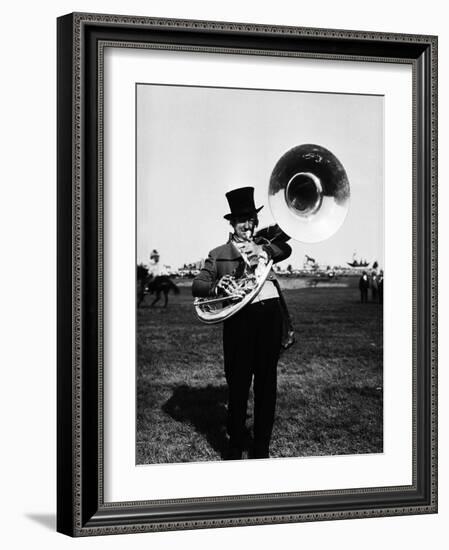 Tuba Player-null-Framed Photographic Print