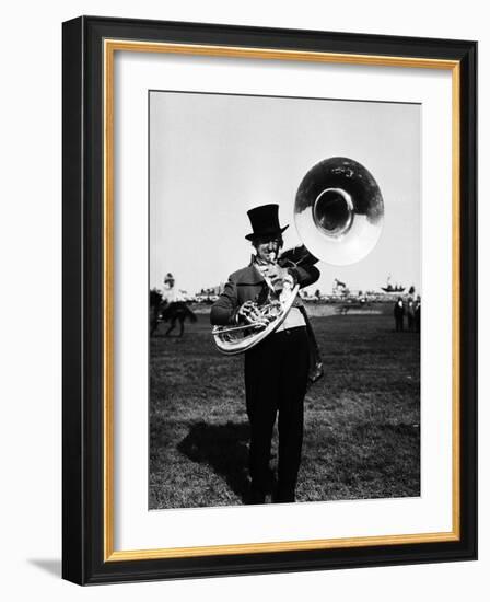 Tuba Player-null-Framed Photographic Print