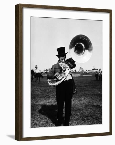 Tuba Player-null-Framed Photographic Print