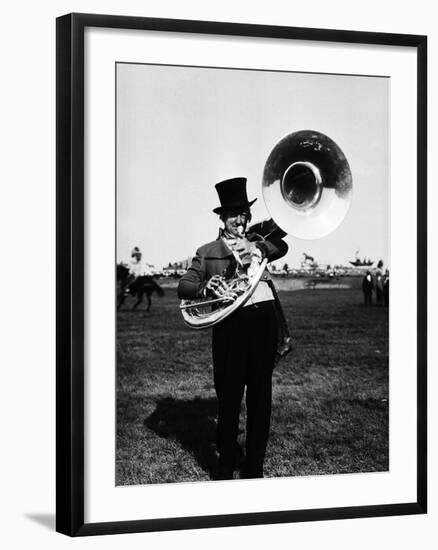 Tuba Player-null-Framed Photographic Print