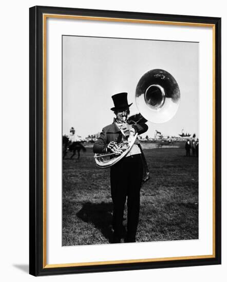 Tuba Player-null-Framed Photographic Print