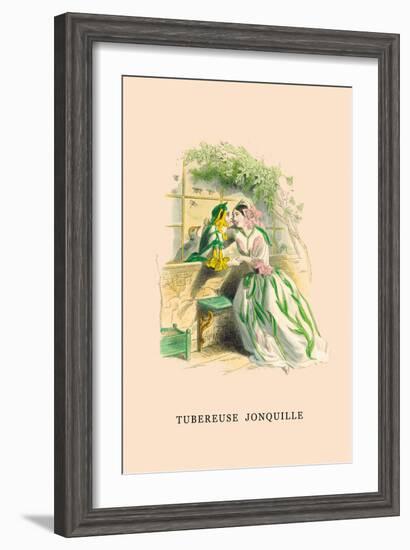 Tubereuse Jonquille-J.J. Grandville-Framed Art Print