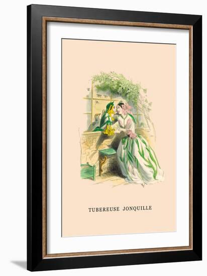 Tubereuse Jonquille-J.J. Grandville-Framed Art Print
