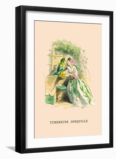 Tubereuse Jonquille-J.J. Grandville-Framed Art Print