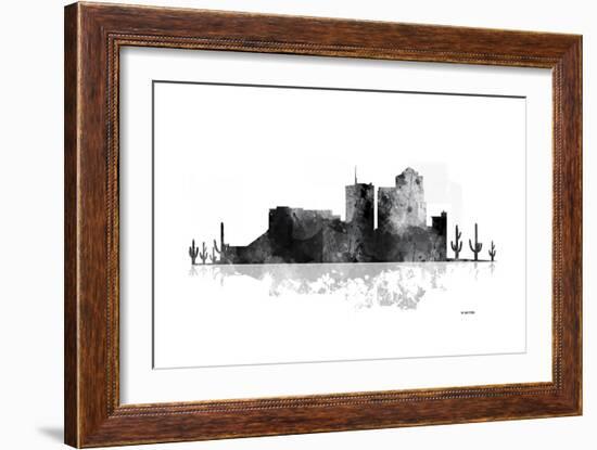 Tucson Arizona Skyline BG 1-Marlene Watson-Framed Giclee Print