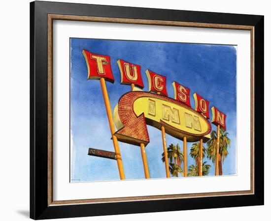 Tucson Inn, 2004-Lucy Masterman-Framed Giclee Print