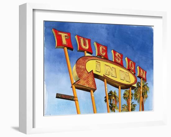 Tucson Inn, 2004-Lucy Masterman-Framed Giclee Print