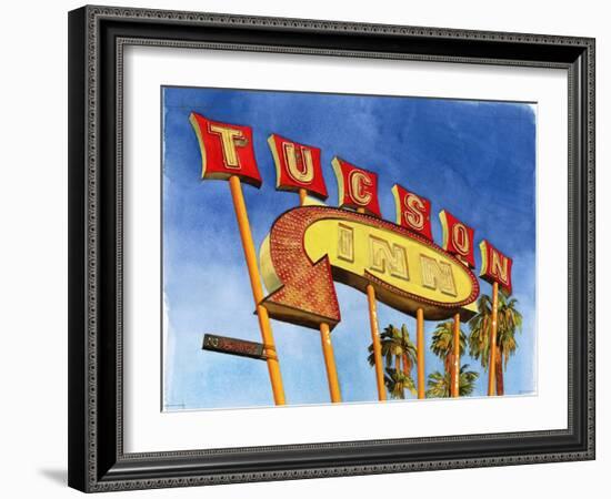 Tucson Inn, 2004-Lucy Masterman-Framed Giclee Print