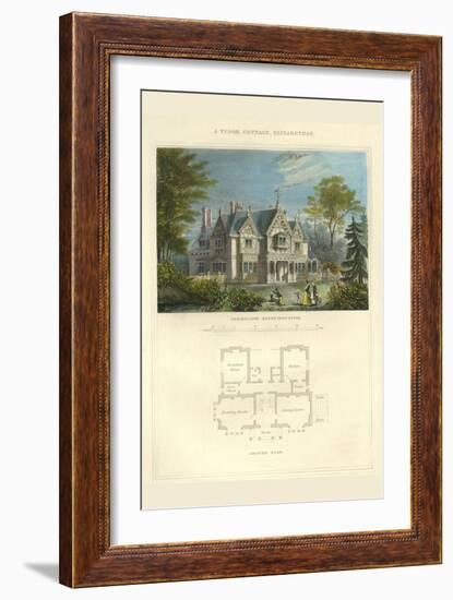 Tudor Elizabethan Cottage-Richard Brown-Framed Art Print