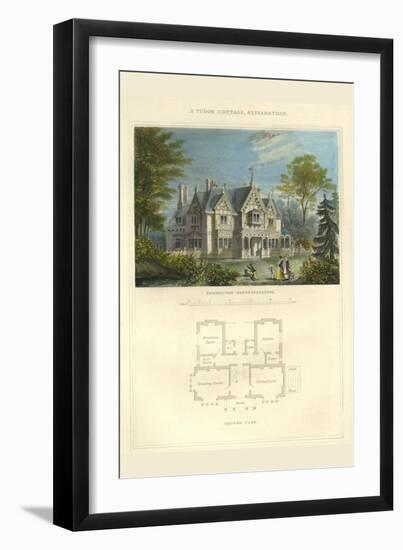 Tudor Elizabethan Cottage-Richard Brown-Framed Art Print