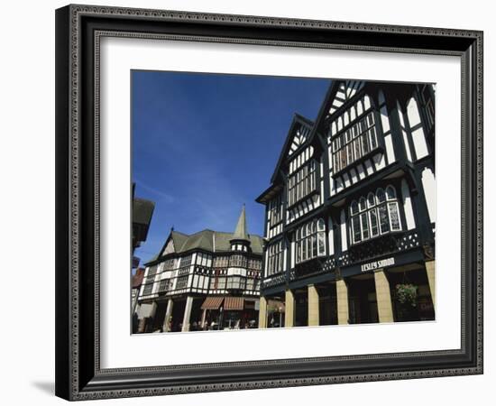 Tudor Fronted Buildings, Knifesmithgate, Chesterfield, Derbyshire, England, United Kingdom, Europe-Neale Clarke-Framed Photographic Print