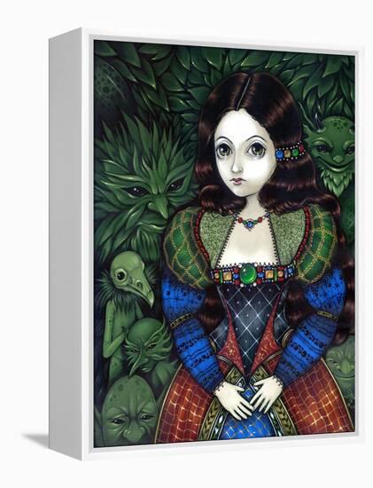 Tudor Portrait: Princess of the Goblins-Jasmine Becket-Griffith-Framed Stretched Canvas