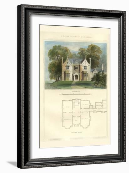 Tudor Suburban Residence-Richard Brown-Framed Art Print